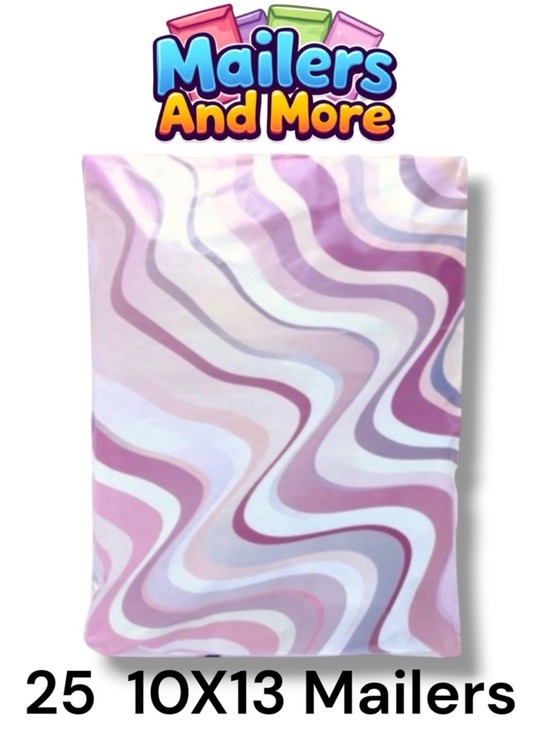 Other - 25 10X13 Poly Mailers Abstract Swirl PRICE IS FIRM HOST PICK